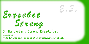 erzsebet streng business card